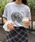 【WEB限定】【UNISEX】ムーンクレーター＆アースロゴプリントTee