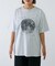 【WEB限定】【UNISEX】ムーンクレーター＆アースロゴプリントTee