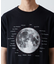 【WEB限定】【UNISEX】ムーンクレーター＆アースロゴプリントTee