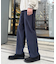コットンリネンストレッチベイカーテーパードパンツ