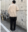 コットンリネンストレッチベイカーテーパードパンツ