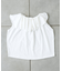 【WEB限定】【KIDS】アシメ襟フリルボリュームギャザートップス