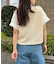ループフリンジクロップド丈ベスト