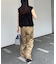 【低身長・高身長対応/サイズ展開あり】柔らかワイドイージーパンツ