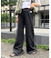【脚＋３?見え】【HELLO.SANFRANCISCO】ワッフルフレアパンツ