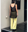 【脚＋３?見え】【HELLO.SANFRANCISCO】ワッフルフレアパンツ