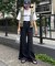 【HELLO.SANFRANCISCO】ワッフルフレアパンツ