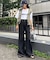 【HELLO.SANFRANCISCO】ワッフルフレアパンツ