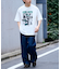 接触冷感2タックデニムワイドスラックス