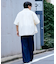 接触冷感2タックデニムワイドスラックス