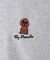 【DOGS】ユニセックスアニマル刺繍ロゴ半袖TEE