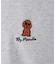 【DOGS】ユニセックスアニマル刺繍ロゴ半袖TEE