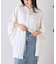 【夏の体型カバー】リネンレーヨンドルマンシャツ