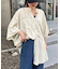 【夏の体型カバー】リネンレーヨンドルマンシャツ