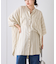【夏の体型カバー】リネンレーヨンドルマンシャツ
