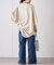 【夏の体型カバー】リネンレーヨンドルマンシャツ