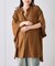 【夏の体型カバー】リネンレーヨンドルマンシャツ