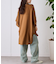 【夏の体型カバー】リネンレーヨンドルマンシャツ