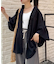 【夏の体型カバー】リネンレーヨンドルマンシャツ