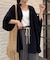 【夏の体型カバー】リネンレーヨンドルマンシャツ
