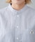 【GEVACO】綿麻バンドカラーシャツ