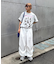 【SOUNDS GOOOOD】パウダー加工プリント&刺繍TEE
