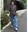 【SOUNDS GOOOOD】パウダー加工プリント&刺繍TEE