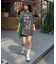 【SOUNDS GOOOOD】パウダー加工プリント&刺繍TEE