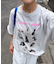 【SOUNDS GOOOOD】パウダー加工プリント&刺繍TEE