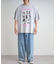 【SOUNDS GOOOOD】パウダー加工プリント&刺繍TEE