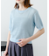 【willow】透かし編みコンパクト半袖ニット