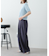 【willow】透かし編みコンパクト半袖ニット