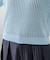 【willow】透かし編みコンパクト半袖ニット