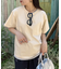 【willow】カラーレイヤードワンポイント刺繍TEE
