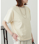 【willow】カラーレイヤードワンポイント刺繍TEE