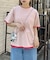 【willow】カラーレイヤードワンポイント刺繍TEE