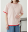 【willow】カラーレイヤードワンポイント刺繍TEE