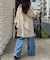 【willow】リネン混チュニックシャツ