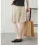 【willow】リネン混ベルト付きハーフパンツ