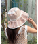 【UV】たためるジュートフリルHAT
