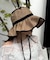 【UV】たためるジュートフリルHAT
