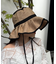 【UV】たためるジュートフリルHAT
