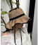 【UV】たためるジュートフリルHAT