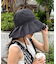 【UV】たためるジュートフリルHAT