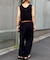 【willow】【新色追加】スラブ裏毛裾ドロストオールインワン