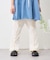 【KIDS】メロウストレッチフレアカットパンツ
