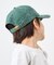 【KIDS】ピグメントロゴ刺繍CAP