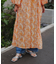 aguniヴィンテージフラワー光沢シアーワンピ