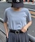 【ひんやりニット】コンパクトドライタッチクルーニット