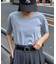 【ひんやりニット】コンパクトドライタッチクルーニット